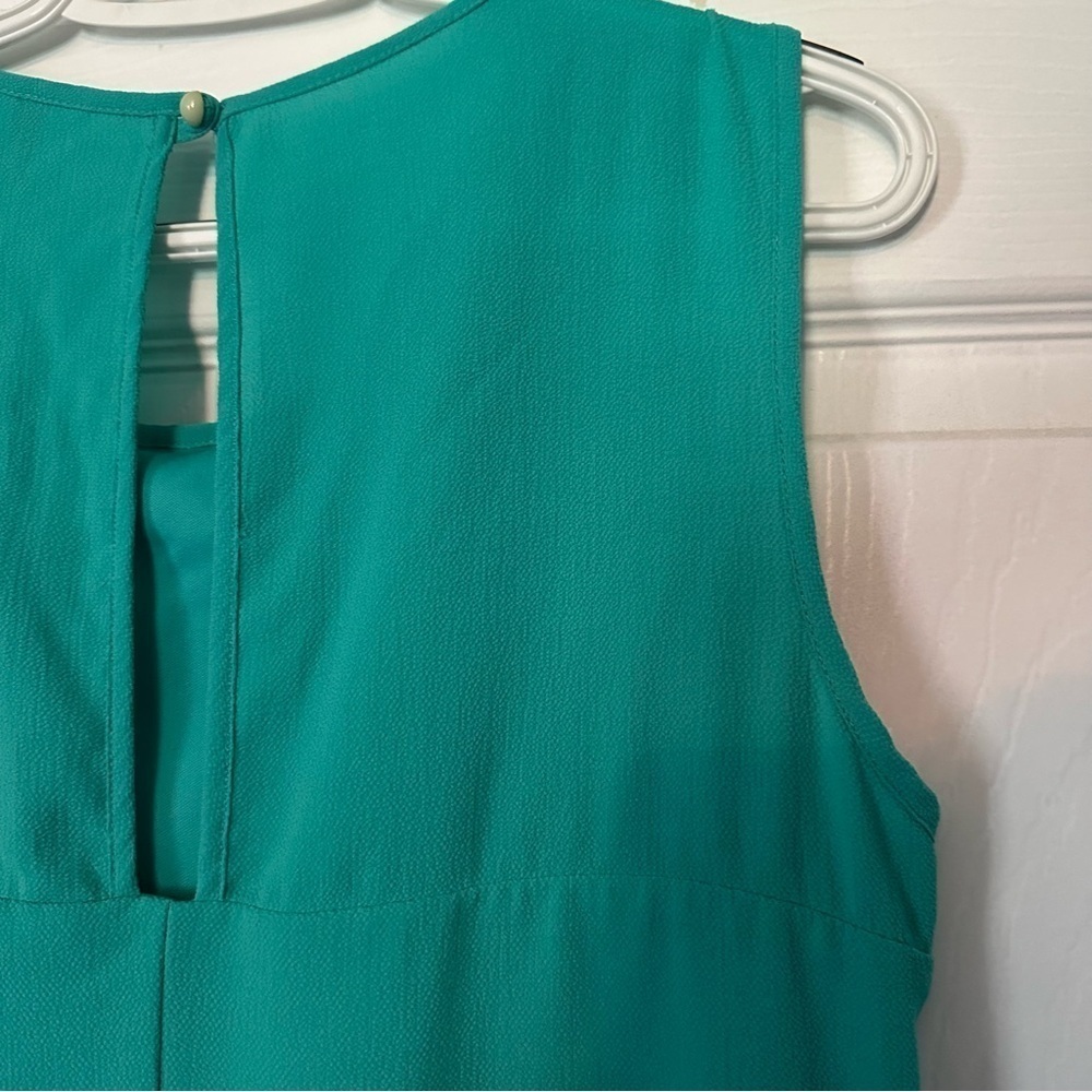 Juniors Speechless Aqua Green Sleeveless Scalloped Dress Size Large - Picture 5 of 6
